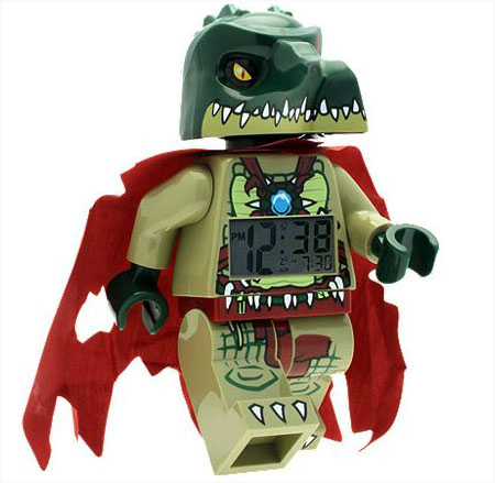 Réveil figurine Crocodile LEGO - La boutique Toulouse